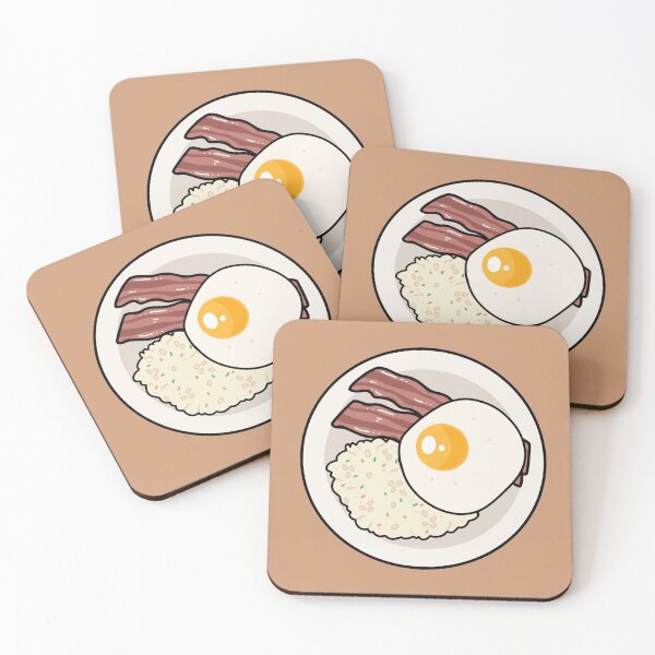 Item preview, Bacon Eggs and Rice designed and sold by CricketDoodles.