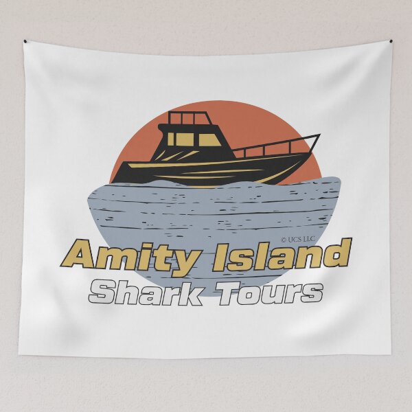 Item preview, JAWS Movie Amity Island Shark Tours Vintage Style Design designed and sold by Naumovski.