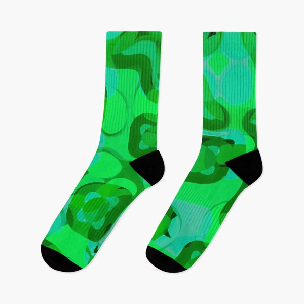 Item preview, green boho - abstract pattern designed and sold by Xdelacra.