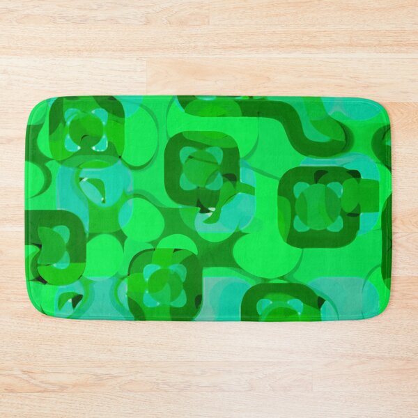 Item preview, green boho - abstract pattern designed and sold by Xdelacra.