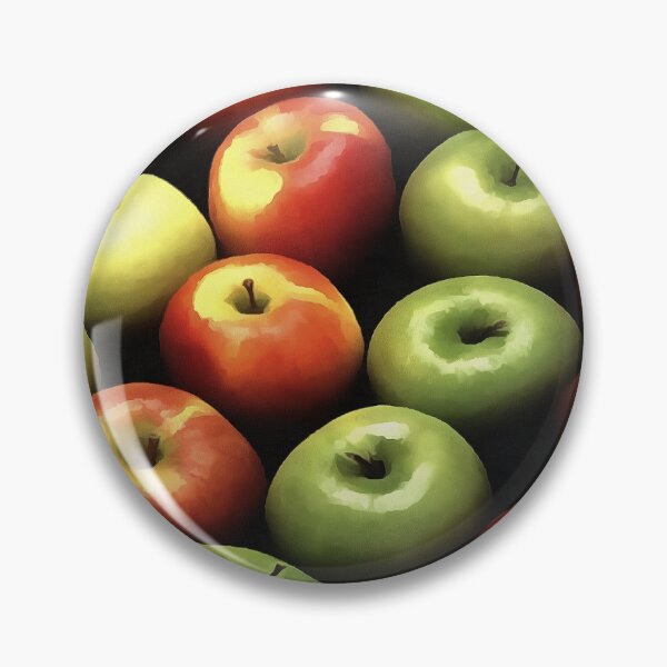 Item preview, Artistic Red and Green Apples Displayed In A Pattern designed and sold by taiche.