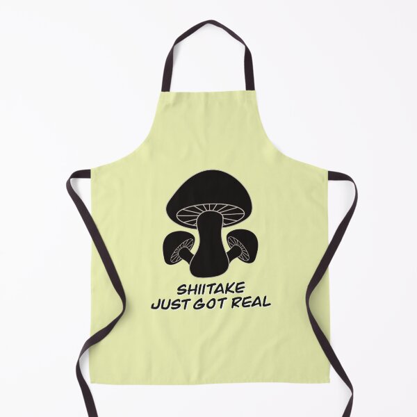 Item preview, Shiitake Just Got Real - Pun for Mushroom Lovers, Gag Gift - black letters designed and sold by FlorenciaBliss.