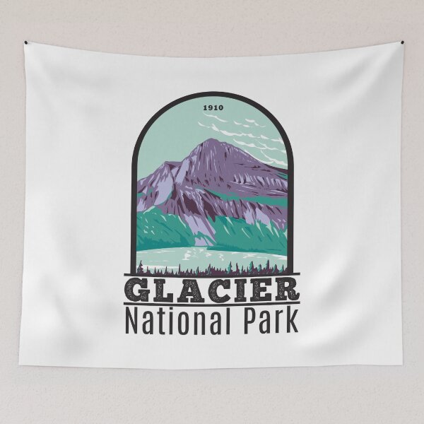 Artikelvorschau, Glacier-Nationalpark, versteckter Lake Montana entworfen und verkauft von KrisSidDesigns.