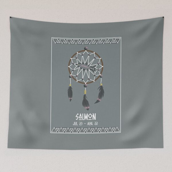 Item preview, Native American Astrological Sign - Salmon/Leo designed and sold by Alukia.