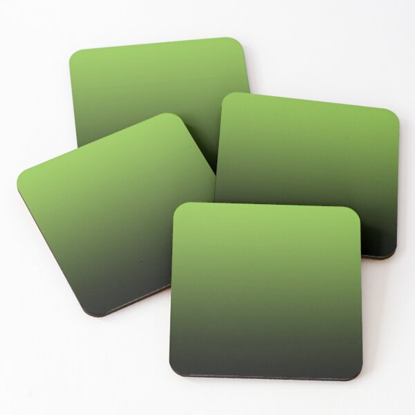Item preview, SHADES OF Green |  Black to Green Gradient Minimalist Ombre designed and sold by Pavnud.