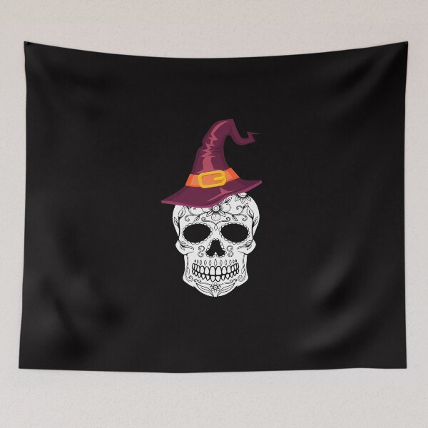 Item preview, HALLOWEEN MEXICAN SKULL skellington TEE SHIRT designed and sold by Shuvra Gain.