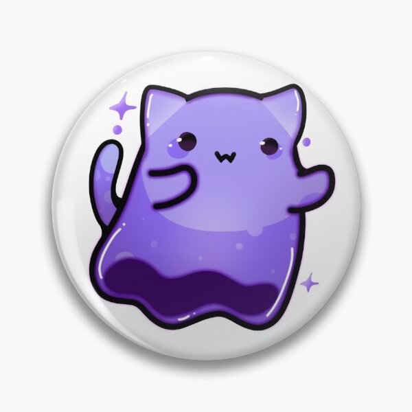 Item preview, Purple Cat Jelly Ghost designed and sold by LotsOfPixels.