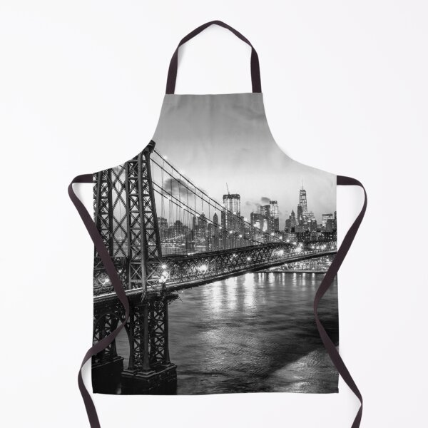 Item preview, Brooklyn Bridge, New York, Black and White designed and sold by Magic Love Art Print.