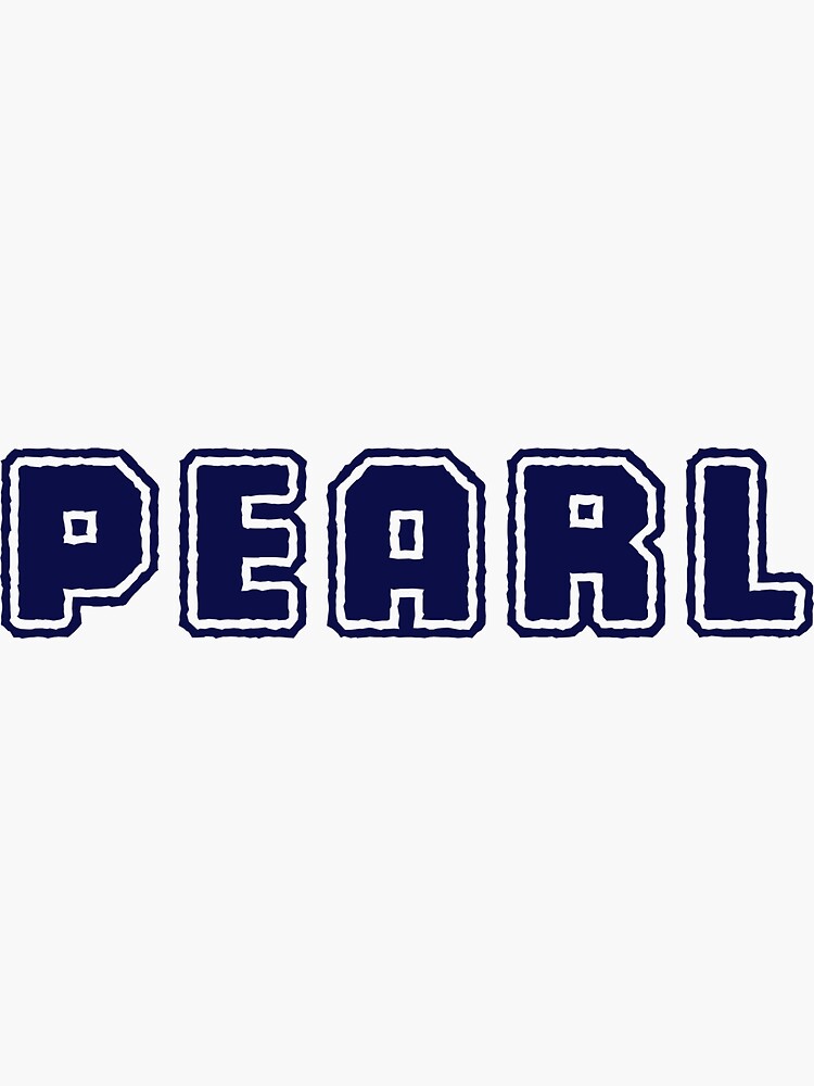 "PEARL" Sticker for Sale by yalinsolomon Redbubble