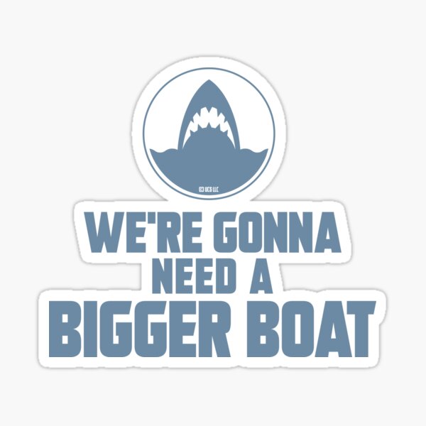 Item preview, JAWS Movie We`re Gonna Need A Bigger Boat designed and sold by Naumovski.