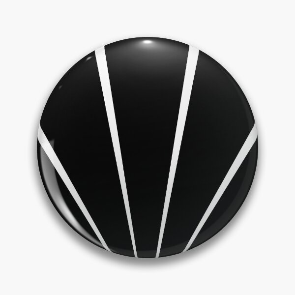 Item preview, Geometric Rays Pattern (black/white) designed and sold by Design Minds Boutique.