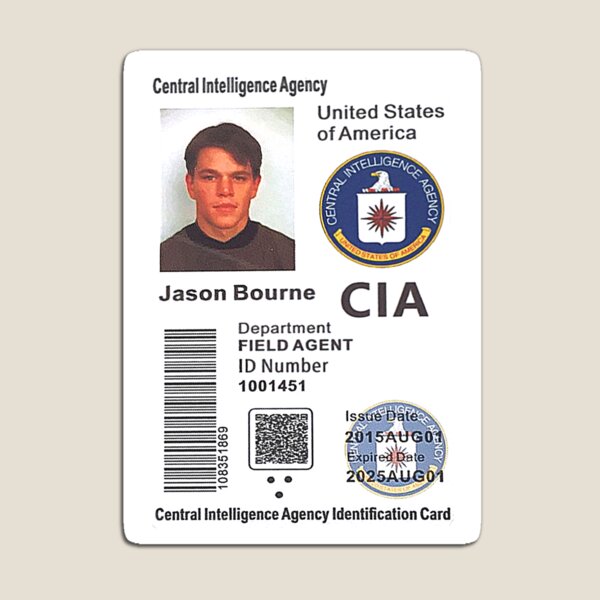 Blank Cia Id Card