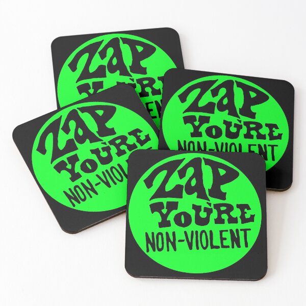 Item preview, Zap You Are Non-Violent designed and sold by katemargoli.