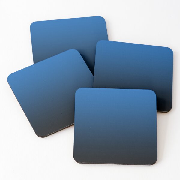 Item preview, SHADES OF Blue | Black to Blue Gradient Minimalist Ombre designed and sold by Pavnud.