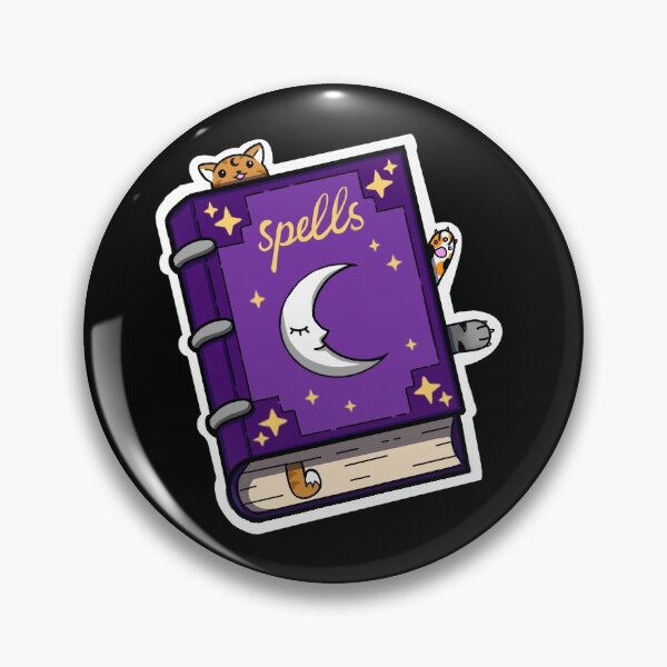 Item preview, Kitty Spellbook designed and sold by MishkahArt.