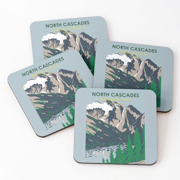Item preview, North Cascades National Park Mount Triumph Washington Vintage designed and sold by KrisSidDesigns.