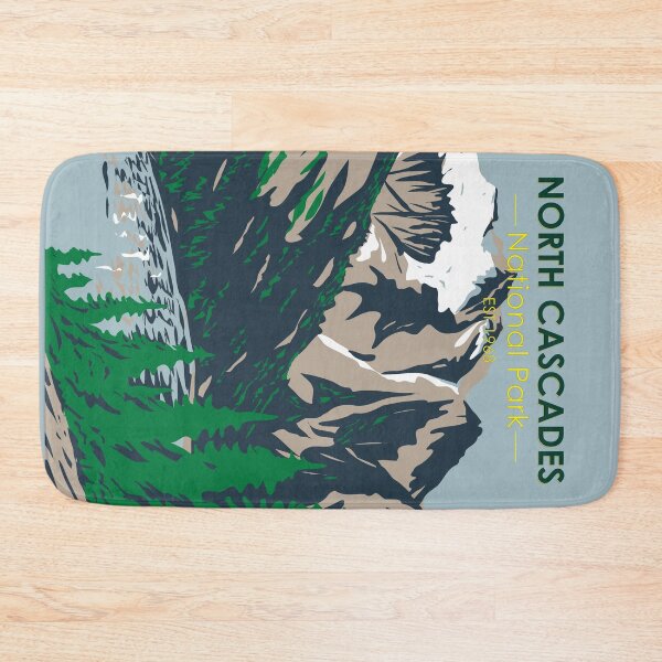 Item preview, North Cascades National Park Mount Triumph Washington Vintage designed and sold by KrisSidDesigns.