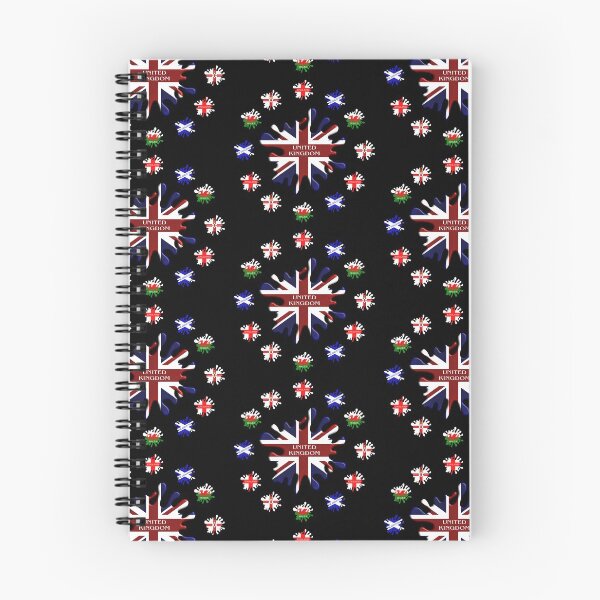 Item preview, United Kingdom Flags Paint Splat Design designed and sold by wimblettdesigns.