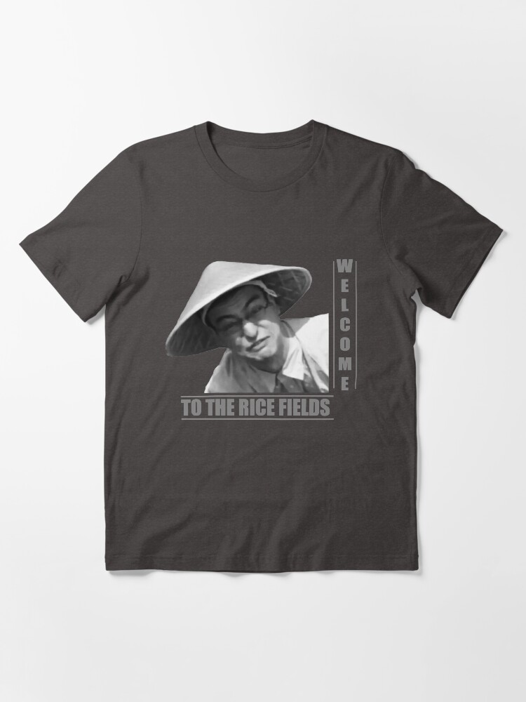 Alternate view of WELCOME TO THE RICE FIELDS - Clean version Essential T-Shirt