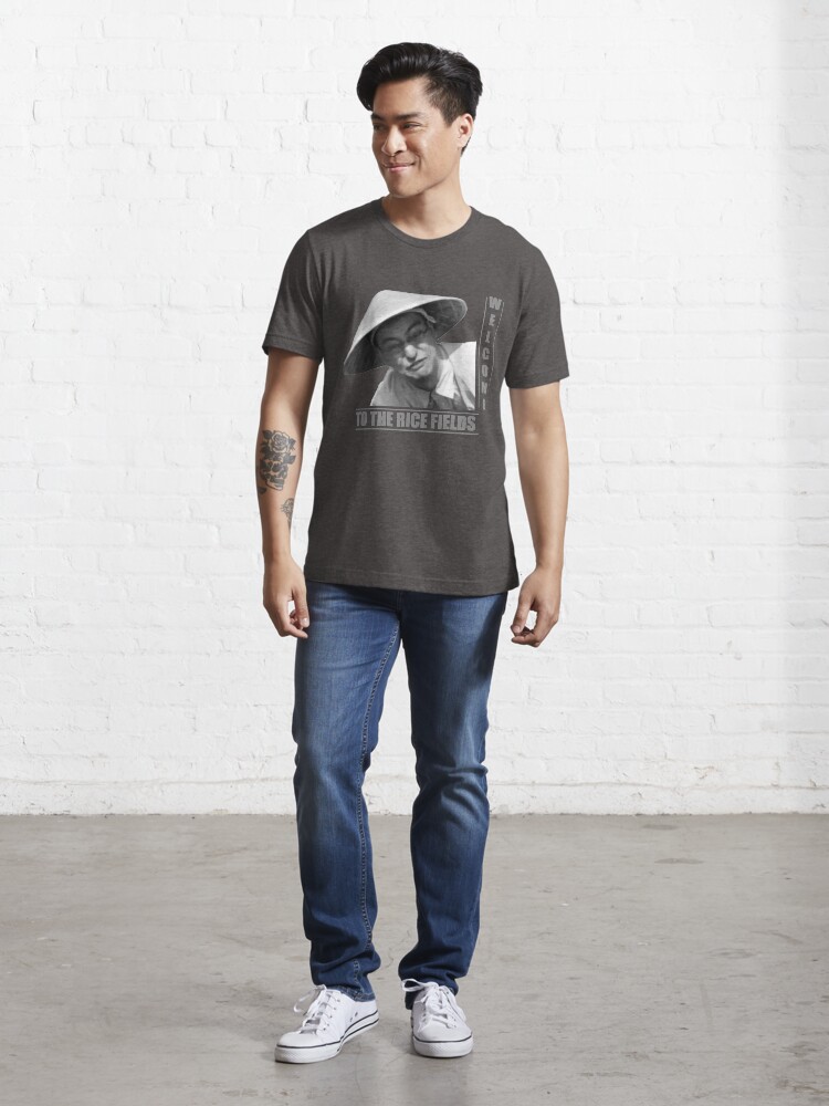 Alternate view of WELCOME TO THE RICE FIELDS - Clean version Essential T-Shirt