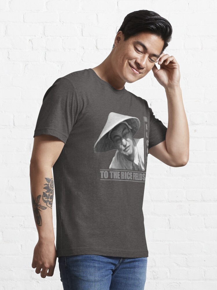 Alternate view of WELCOME TO THE RICE FIELDS - Clean version Essential T-Shirt