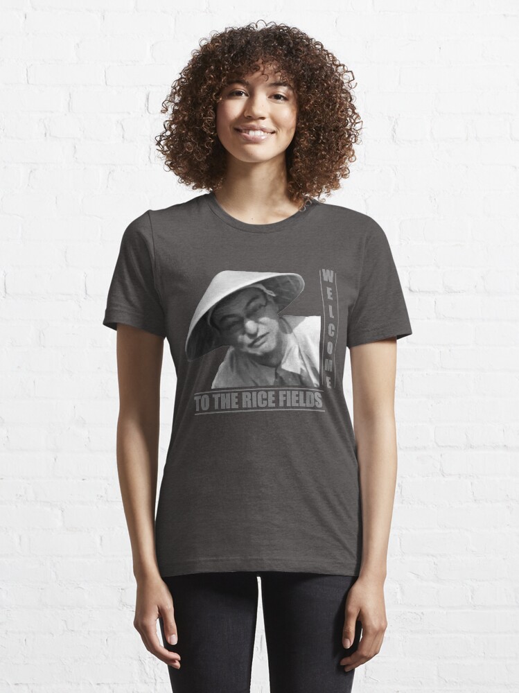 Alternate view of WELCOME TO THE RICE FIELDS - Clean version Essential T-Shirt
