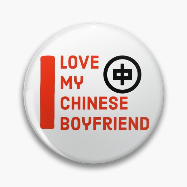 Item preview, I love my chinese boyfriend- cute love designed and sold by MNSDesignHub.