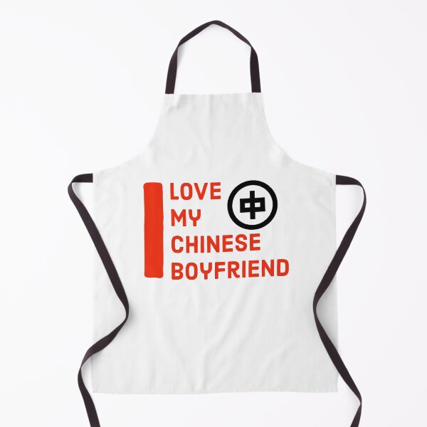Item preview, I love my chinese boyfriend- cute love designed and sold by MNSDesignHub.