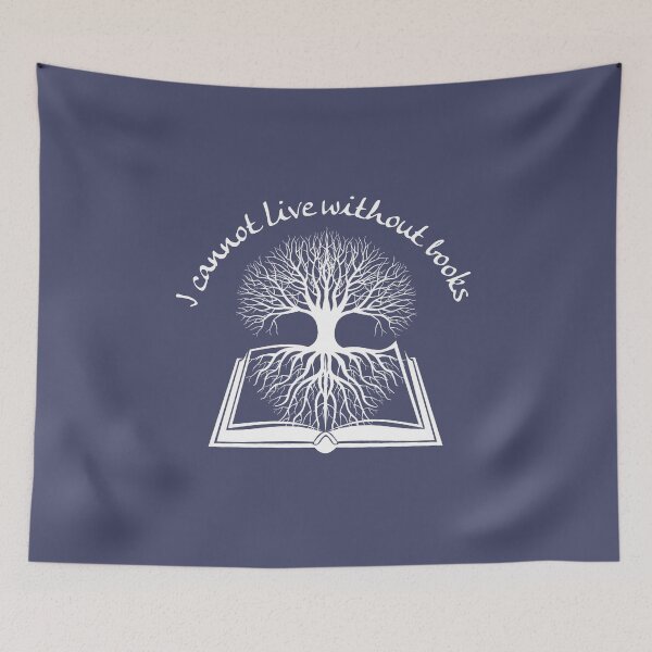 Item preview, I cannot live without books, August 9th, Book Lovers Day, Awesome gift for your friends and family designed and sold by abdelhak2005.