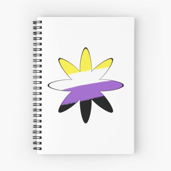 Item preview, Nonbinary Flag Flower designed and sold by oddlyAvi.