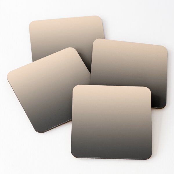 Item preview, SHADES OF Pale Ivory | Black to Pale Ivory Gradient Minimalist Ombre designed and sold by Pavnud.