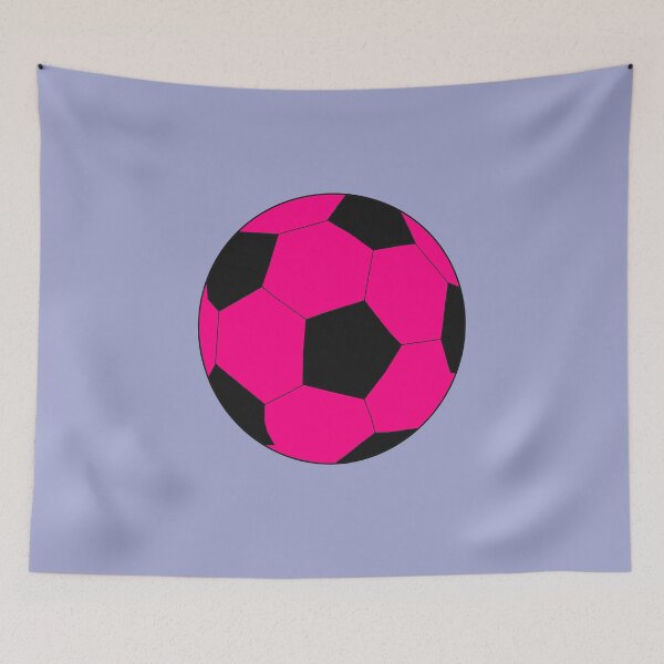 Item preview, Pink Soccer Ball Drawing designed and sold by RioCariocaClub.