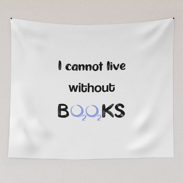 Item preview, I cannot live without books, August 9th, Book Lovers Day, Awesome gift for your friends and family designed and sold by abdelhak2005.