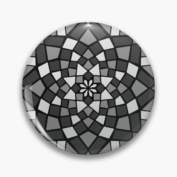Item preview, Mosaic tile infinity pattern - black and white, greyscale  designed and sold by Nadia Arsky.