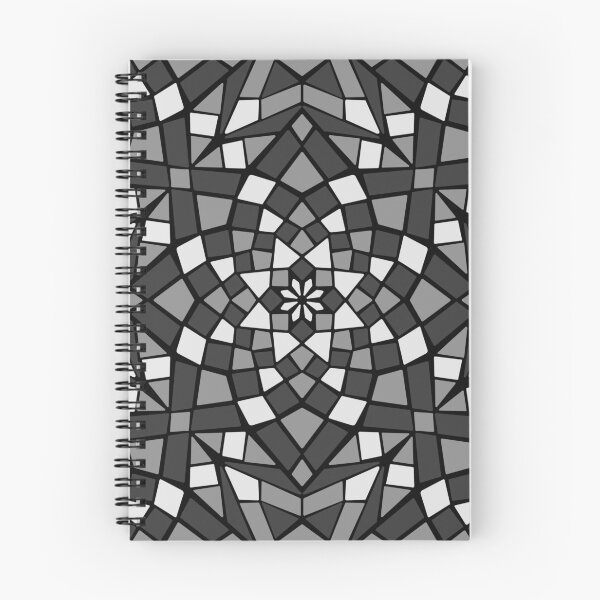 Item preview, Mosaic tile infinity pattern - black and white, greyscale  designed and sold by Nadia Arsky.