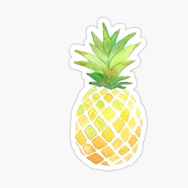 Pineapple Print Sticker