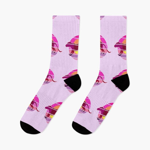 Item preview, Cute Prehistoric Creature Pink Sunset designed and sold by SUNarea.