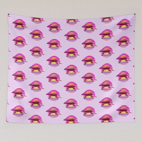 Item preview, Cute Prehistoric Creature Pink Sunset designed and sold by SUNarea.