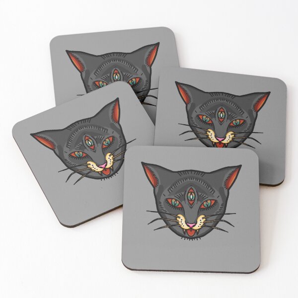 Item preview, Three Eyed Purr Evil designed and sold by Xandz.
