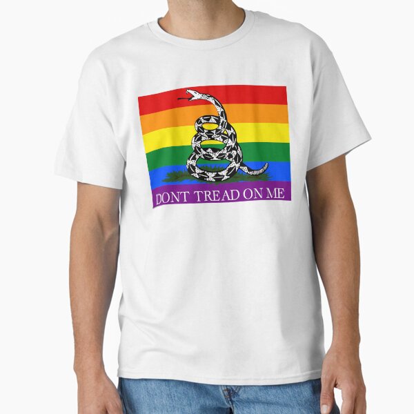 Item preview, Don't Tread On Me Gay Lesbian Bisexual Trans Gadsden LGBT Flag designed and sold by culturesociety.