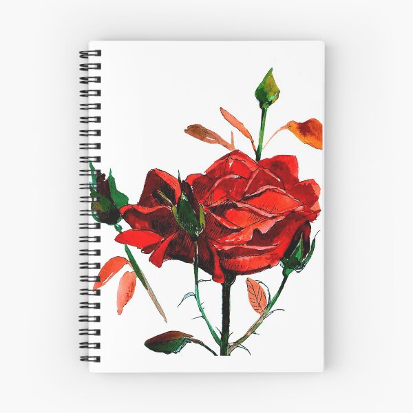Item preview, Scarlet Rose. Rose with Buds.Blossom with Buds. Branch with Blossom. designed and sold by ZheltakovaIana.