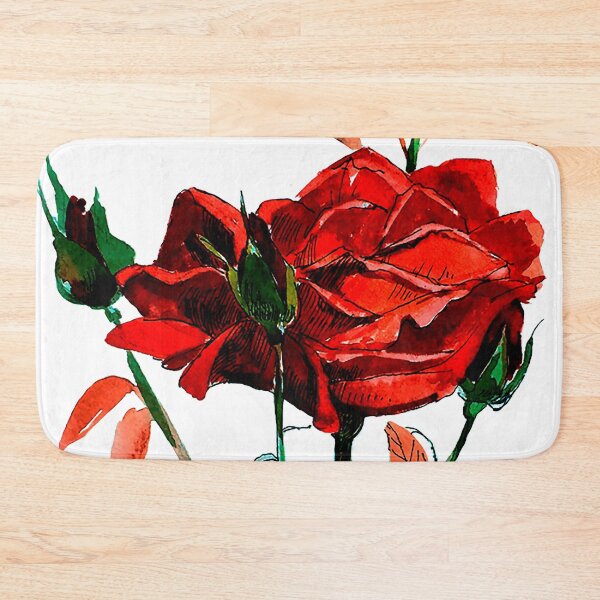 Item preview, Scarlet Rose. Rose with Buds.Blossom with Buds. Branch with Blossom. designed and sold by ZheltakovaIana.