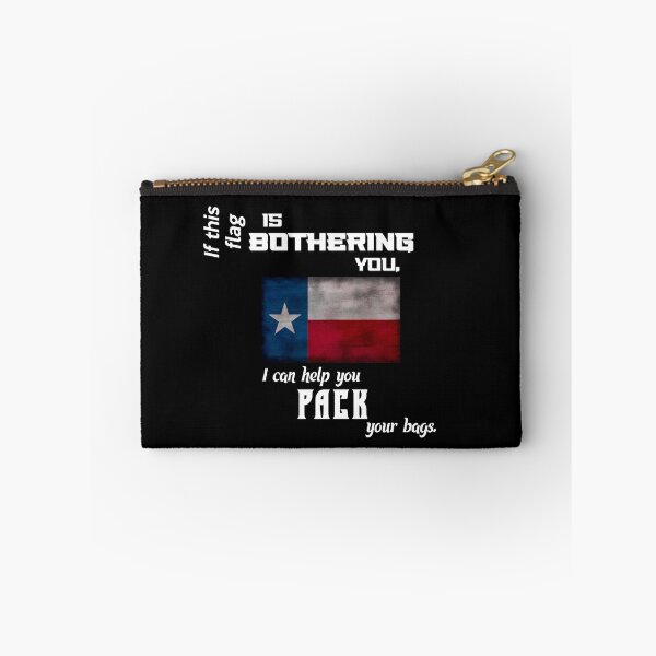 Item preview, Texas flag - pack your bags designed and sold by 2Girls1Shirt.