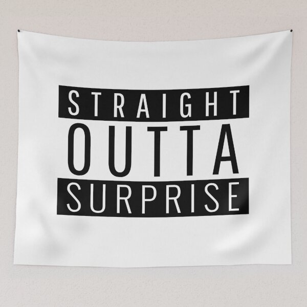 Item preview, Straight Outta Surprise Arizona designed and sold by Teelogic.