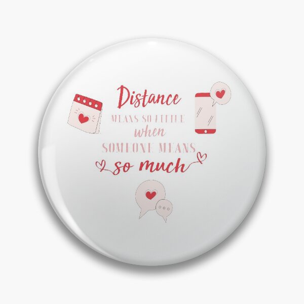 Item preview, Distance means so little when someone means so much - long distance relationship designed and sold by AstroShop1.