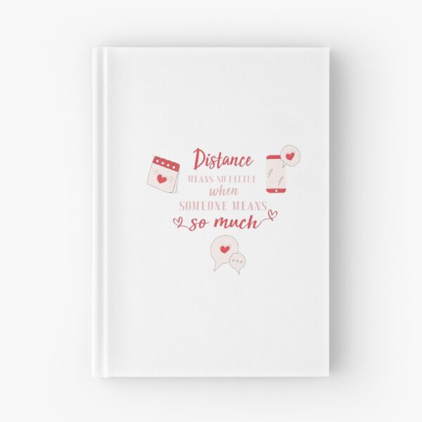 Item preview, Distance means so little when someone means so much - long distance relationship designed and sold by AstroShop1.