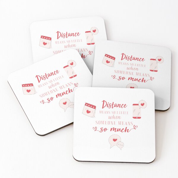 Item preview, Distance means so little when someone means so much - long distance relationship designed and sold by AstroShop1.