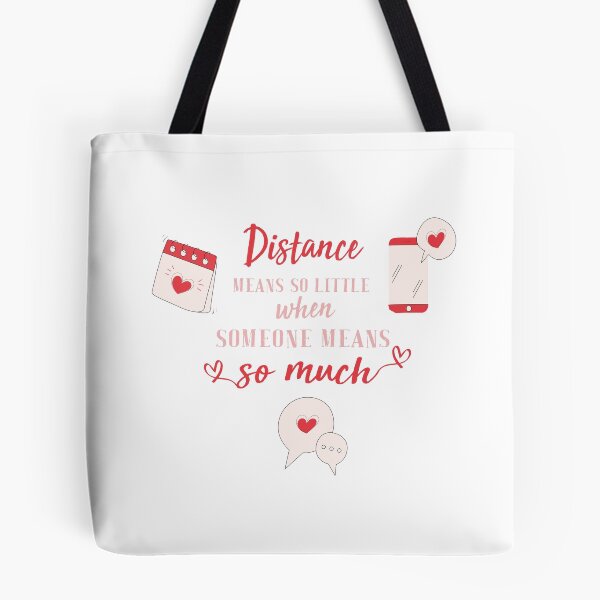Item preview, Distance means so little when someone means so much - long distance relationship designed and sold by AstroShop1.