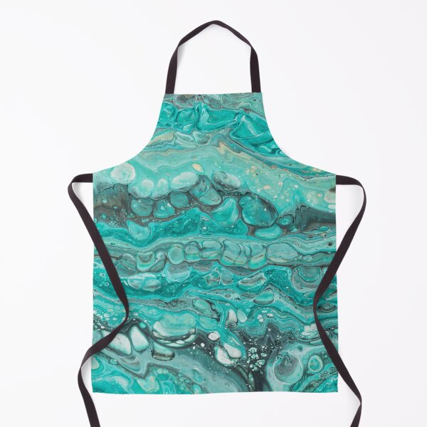 Item preview, Colorful Turquoise Aqua Waves Abstract designed and sold by Pavnud.