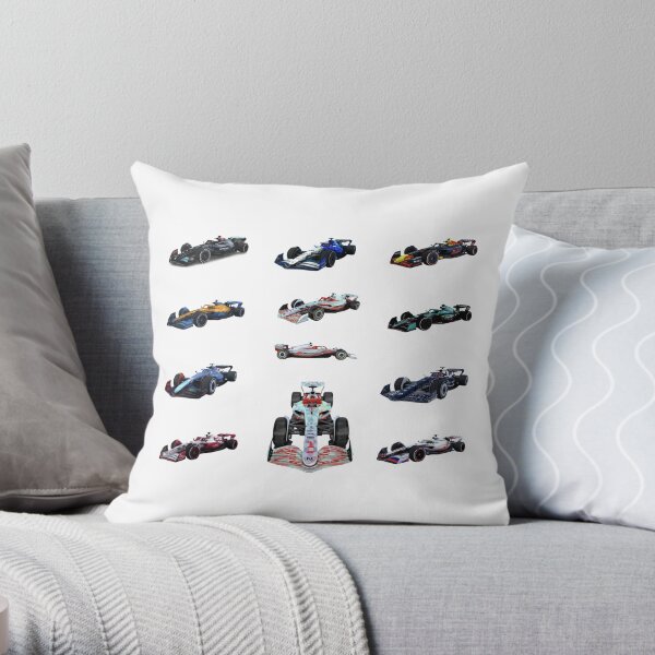 F1 All cars 2022 Throw Pillow